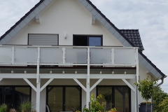 Balkonanbau mit Holzständerwerk