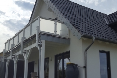 Balkonanbau mit Holzständerwerk