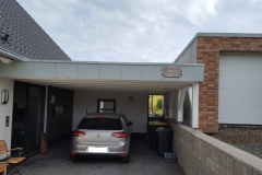 Carport Flachdach Anbau